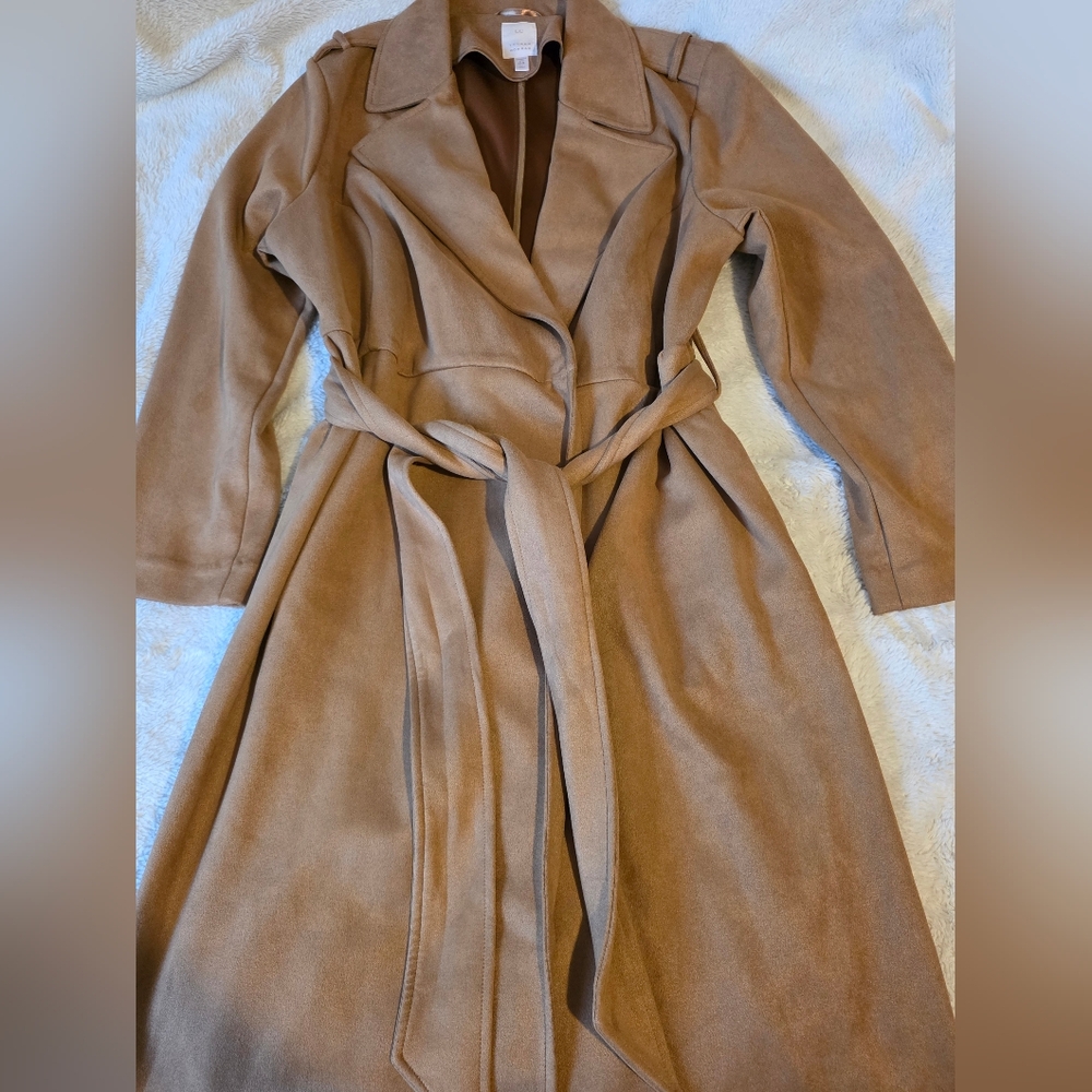 LC Lauren Conrad Tan Trench Coat